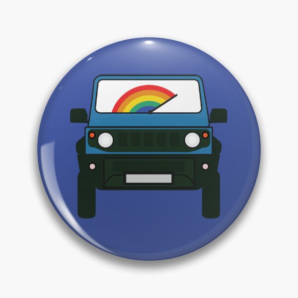 Item preview, Blue Jimny with Rainbow Windshield designed and sold by stoicjimny.