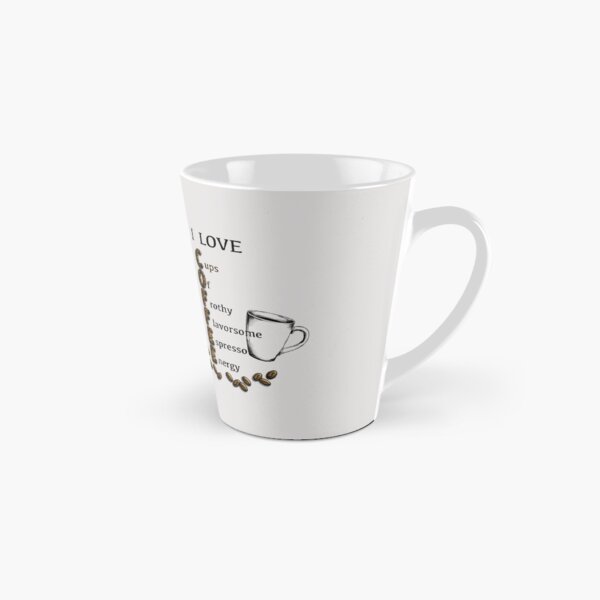 Item preview, I Love Coffee fun acronym word play designed and sold by TheAcronymystic.