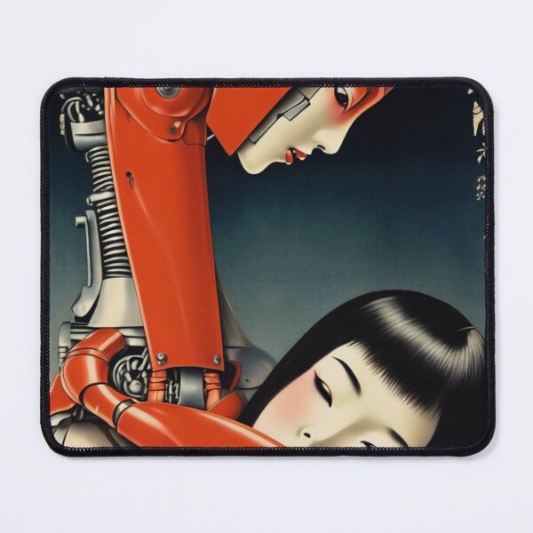 Item preview, Robot Shunga Hybrid Imitation Japanese Erotica #71 designed and sold by NickWhittleArt.