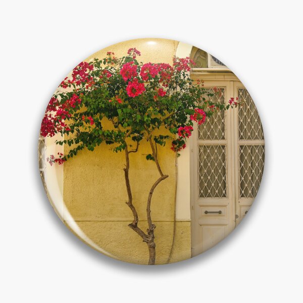 Item preview, Old house wall and Bougainvillea flowers,Nafplio,Greece designed and sold by goceris.