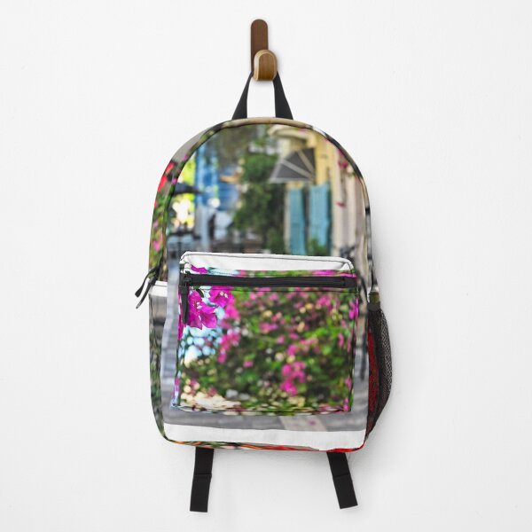 Item preview, Narrow streets of Nafplion town with Bougainvillea flowers,Greece designed and sold by goceris.