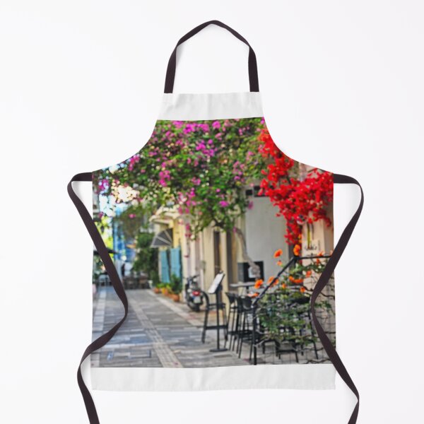 Item preview, Narrow streets of Nafplion town with Bougainvillea flowers,Greece designed and sold by goceris.