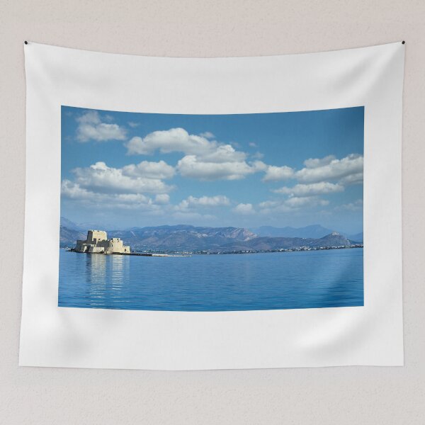 Item preview, Bourtzi water fortress in Nafplio, Peloponnese, Greece,summer season designed and sold by goceris.