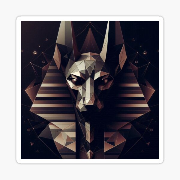 Item preview, Geometric Anubis designed and sold by APOLLO TWENTY ONE.