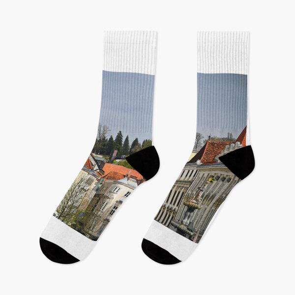 Item preview, Old buildings and Taborturm church in Steyr, Upper Austria, Austria designed and sold by goceris.