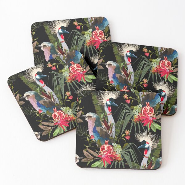 Item preview, Tropical illustration. Exotic plants, birds. Summer beach design designed and sold by MatyKotiv.