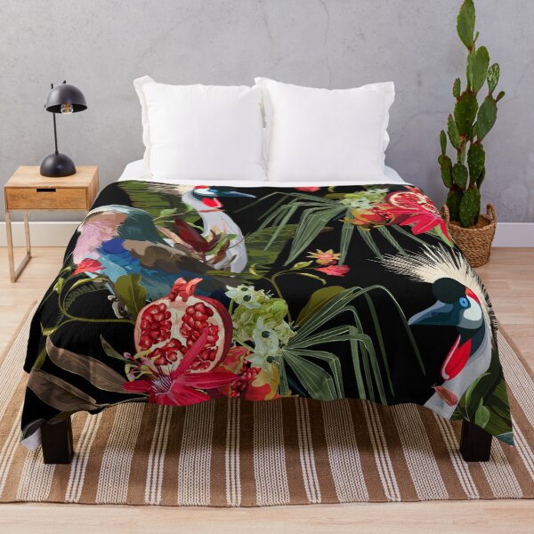 Item preview, Tropical illustration. Exotic plants, birds. Summer beach design designed and sold by MatyKotiv.