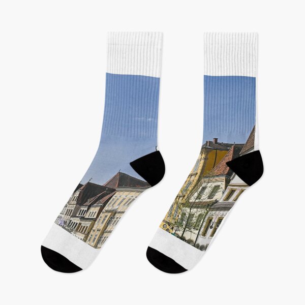 Item preview, Old buildings and church in Steyr, Upper Austria, Austria designed and sold by goceris.
