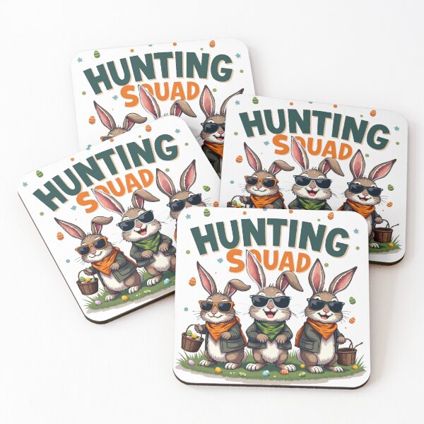 Item preview, "Hunting Squad - Cool Easter Bunny Team designed and sold by venavar.