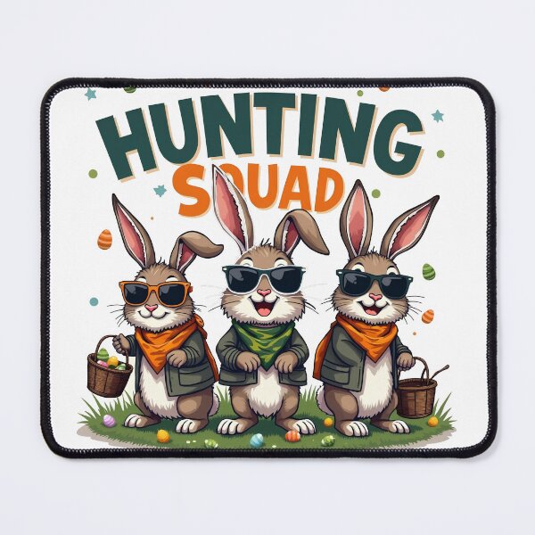 Item preview, "Hunting Squad - Cool Easter Bunny Team designed and sold by venavar.