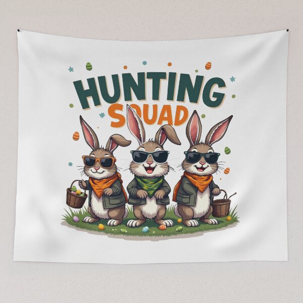 Item preview, "Hunting Squad - Cool Easter Bunny Team designed and sold by venavar.
