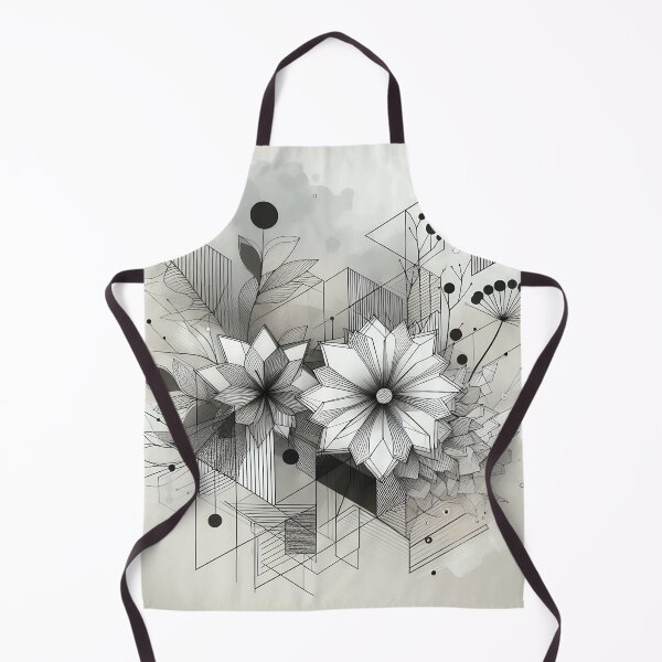 Item preview, Modern Floral Black and White Abstract Flower designed and sold by GraphicsClub.