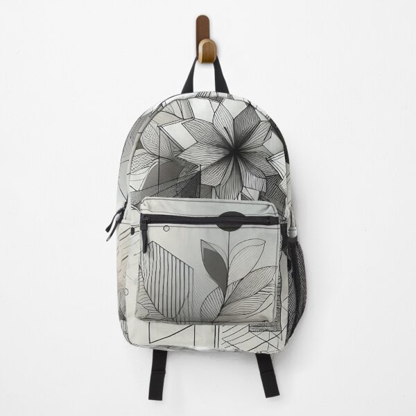 Item preview, Modern Floral Black and White Abstract Flower designed and sold by GraphicsClub.