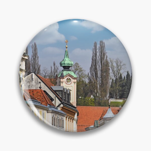 Item preview, Colorful old buildings and church in Steyr, Upper Austria, Austria designed and sold by goceris.
