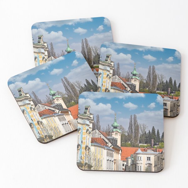 Item preview, Colorful old buildings and church in Steyr, Upper Austria, Austria designed and sold by goceris.