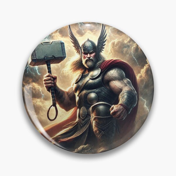 Item preview, Thor with his hammer designed and sold by CSPictures.