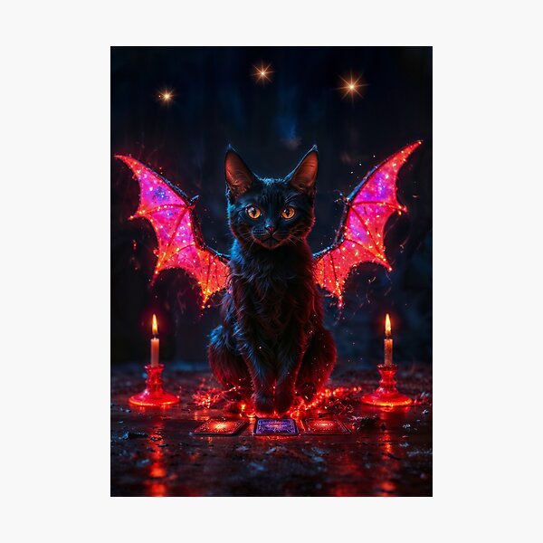 Item preview, Black Cat Tarot Reader designed and sold by AliceWhiteDF.