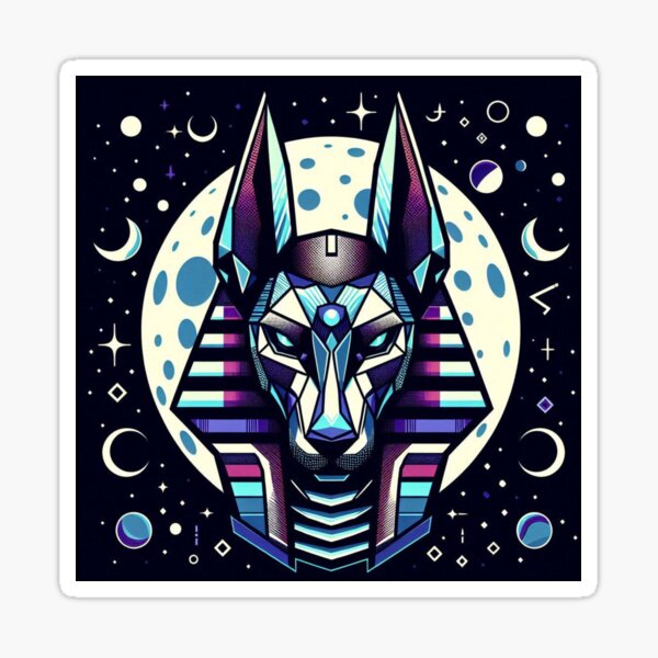 Item preview, Geometric God Anubis 3 designed and sold by APOLLO TWENTY ONE.