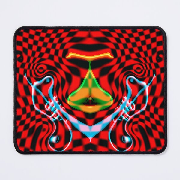 Item preview, VICTOR VASARELY VARIABLE GEOMETRY CHECKERBOARD ART MUSIC TRUMPET ANIMAL ABSTRACT PAINTING ##1 designed and sold by Ralek.