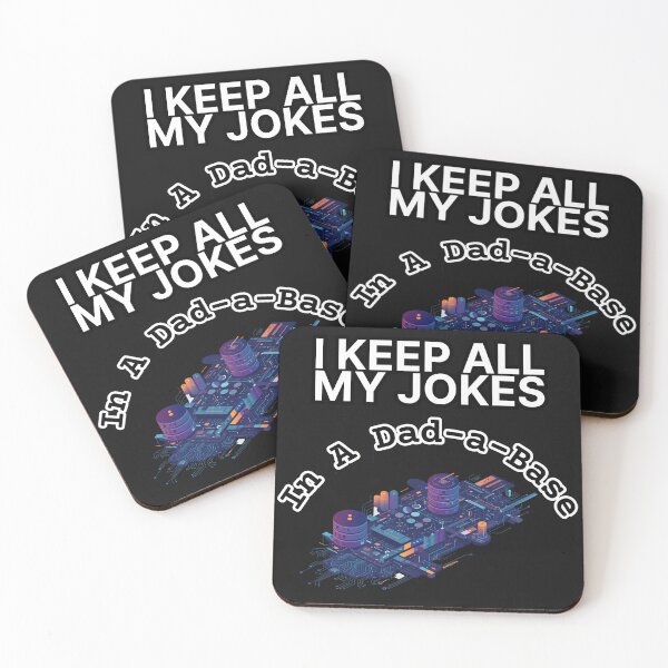 Item preview, I Keep My Dad Jokes In A Dad-A-Base Shirt designed and sold by AllYoursShop.