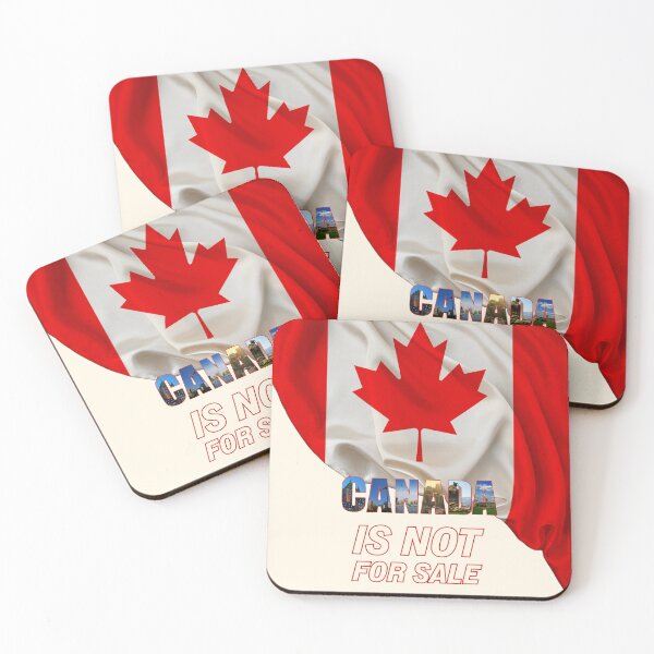 Item preview, Canada Is Not For Sale Patriotic Flag Print designed and sold by cabana.space.