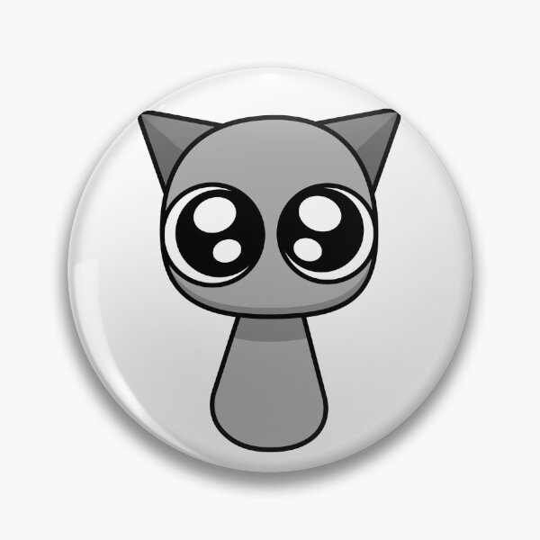 Item preview, Sprunkies Gray Cute Character designed and sold by Gamify Store.