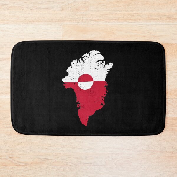 Item preview, Vintage Greenland Map Flag Design designed and sold by venomousvector.