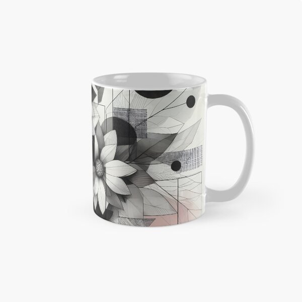 Item preview, Modern Floral Black and White Abstract Flower designed and sold by GraphicsClub.