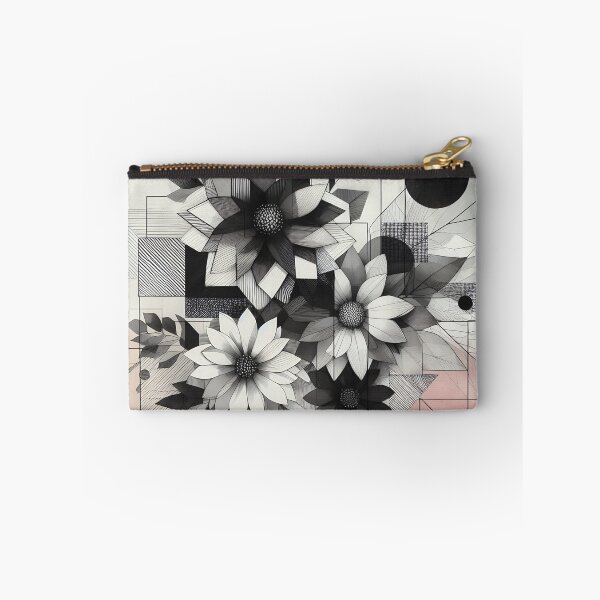 Item preview, Modern Floral Black and White Abstract Flower designed and sold by GraphicsClub.