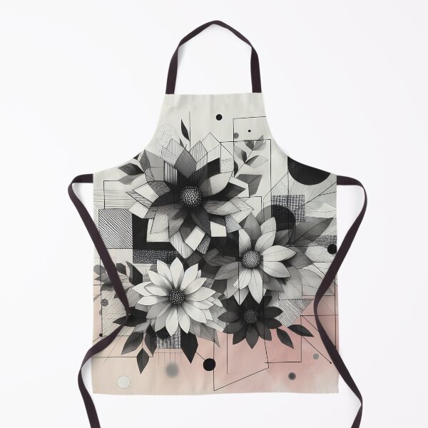 Item preview, Modern Floral Black and White Abstract Flower designed and sold by GraphicsClub.