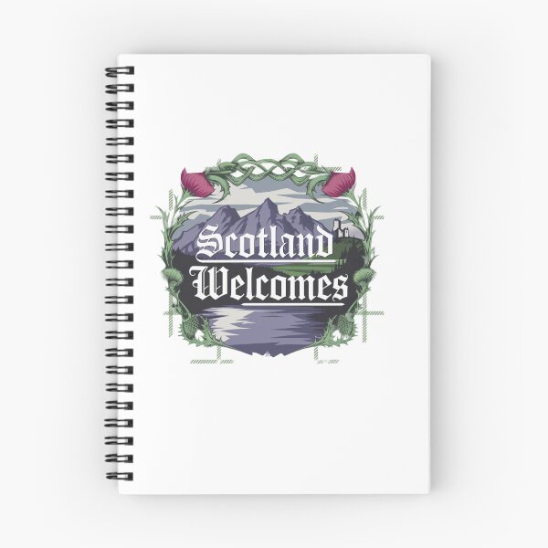Item preview, Scotland Welcomes Flag Map Edinburgh, Glasgow,  designed and sold by AnimalsDH305.