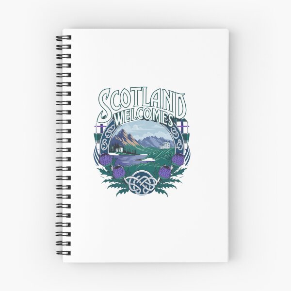 Item preview, Scotland Welcomes Flag Map Edinburgh, Glasgow,  designed and sold by AnimalsDH305.