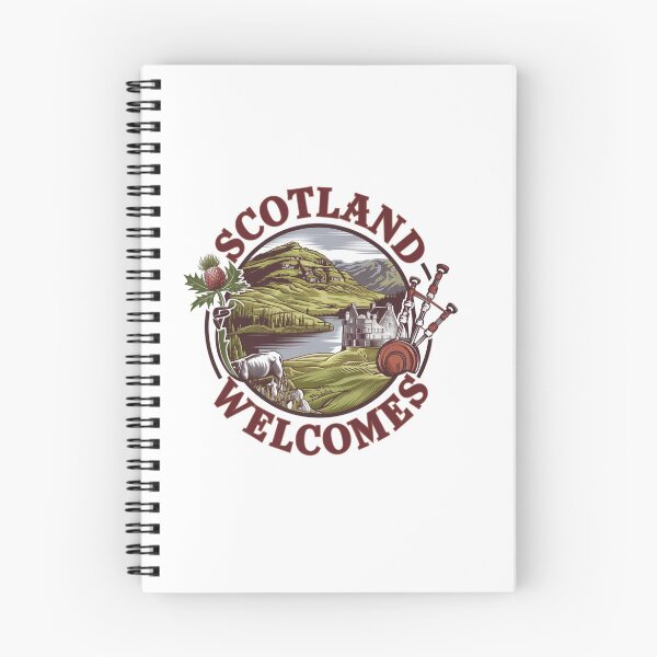 Item preview,  Scotland Welcomes Flag Map Edinburgh, Glasgow,  designed and sold by AnimalsDH305.