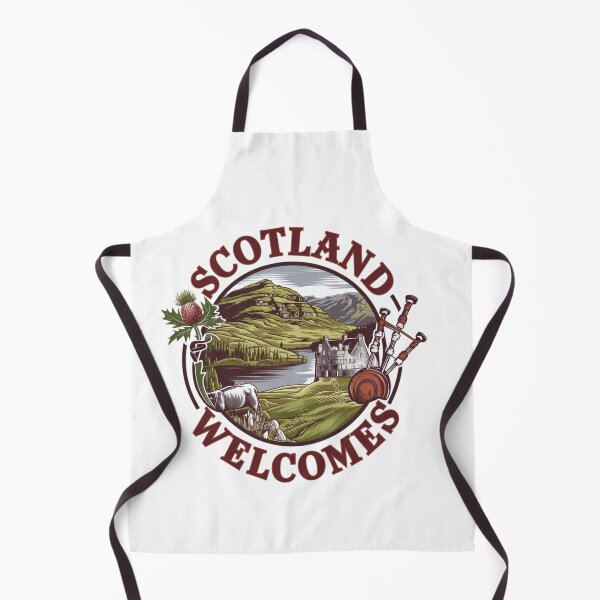 Item preview,  Scotland Welcomes Flag Map Edinburgh, Glasgow,  designed and sold by AnimalsDH305.