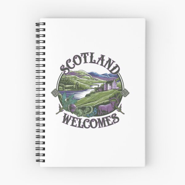 Item preview, Scotland Welcomes Flag Map Edinburgh, Glasgow,  designed and sold by AnimalsDH305.