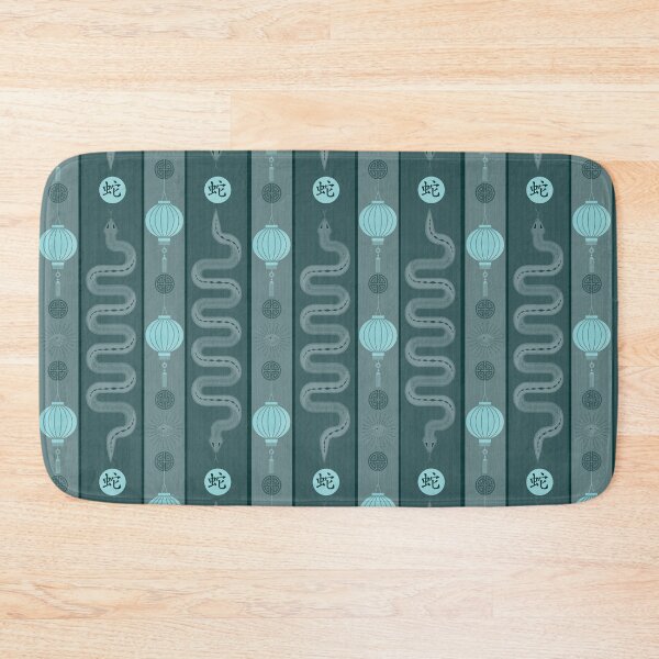 Item preview, SNAKE SERENADE - STEEL GREY designed and sold by Carina Parry Studios.