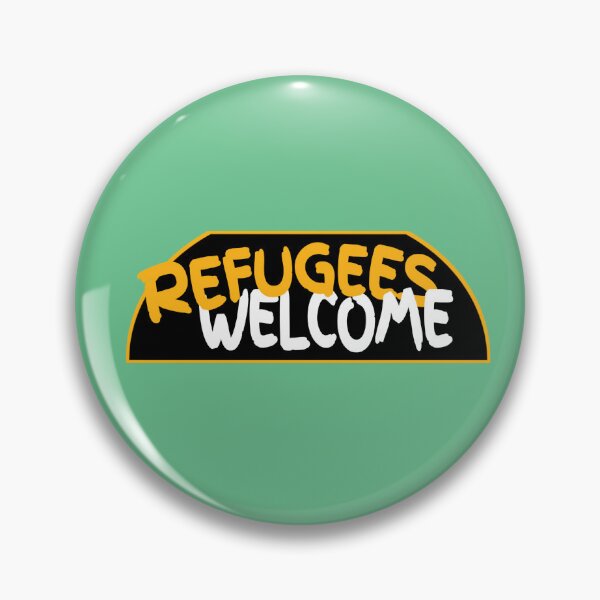 Item preview, Refugees welcome logo designed and sold by vibeno1.