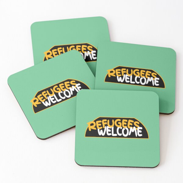 Item preview, Refugees welcome logo designed and sold by vibeno1.