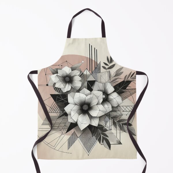 Item preview, Modern Floral Black and White Abstract Flower designed and sold by GraphicsClub.