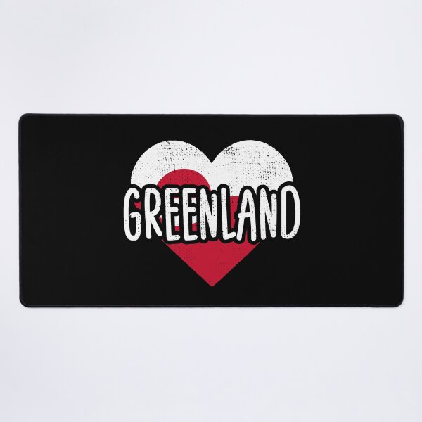 Item preview, Heart-Shaped Greenland Flag Vintage Design designed and sold by venomousvector.