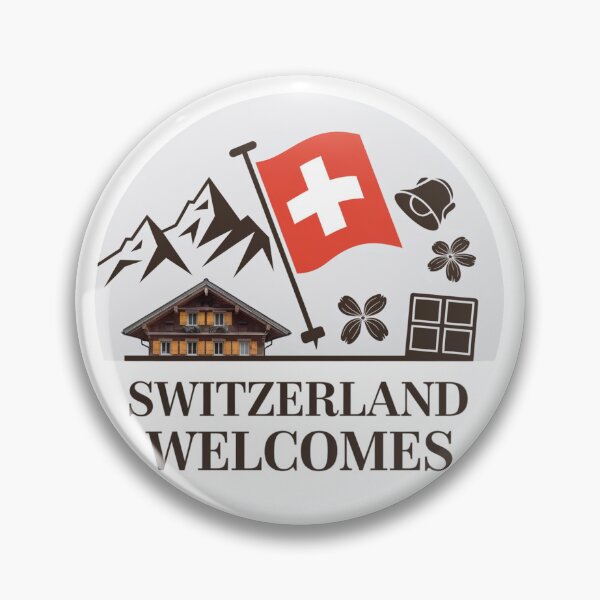 Item preview, Switzerland Welcomes Flag Map Alps, Matterhorn designed and sold by AnimalsDH305.