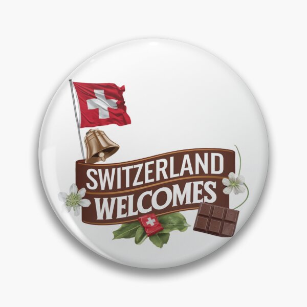 Item preview, Switzerland Welcomes Flag Map Alps, Matterhorn designed and sold by AnimalsDH305.