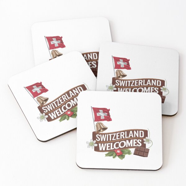Item preview, Switzerland Welcomes Flag Map Alps, Matterhorn designed and sold by AnimalsDH305.
