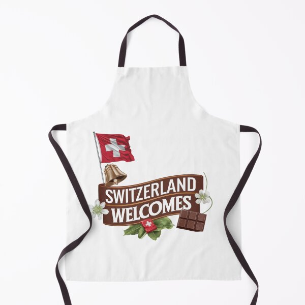 Item preview, Switzerland Welcomes Flag Map Alps, Matterhorn designed and sold by AnimalsDH305.