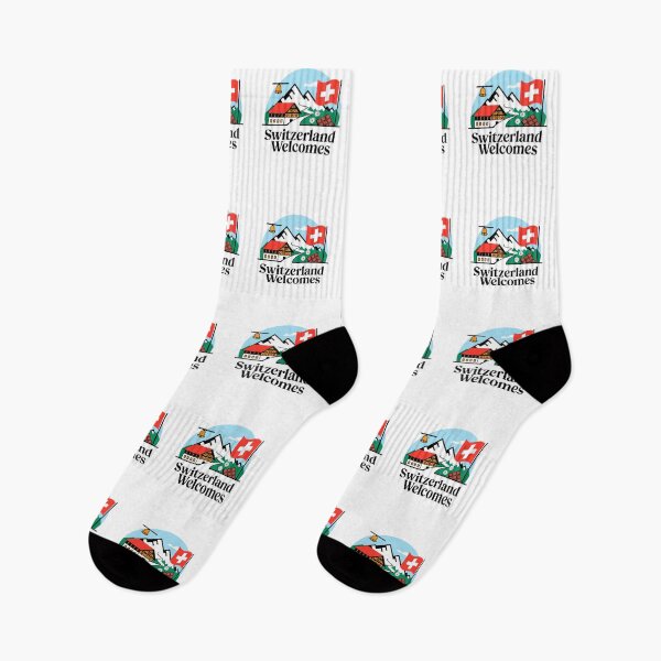Item preview, Switzerland Welcomes Flag Map Alps, Matterhorn designed and sold by AnimalsDH305.