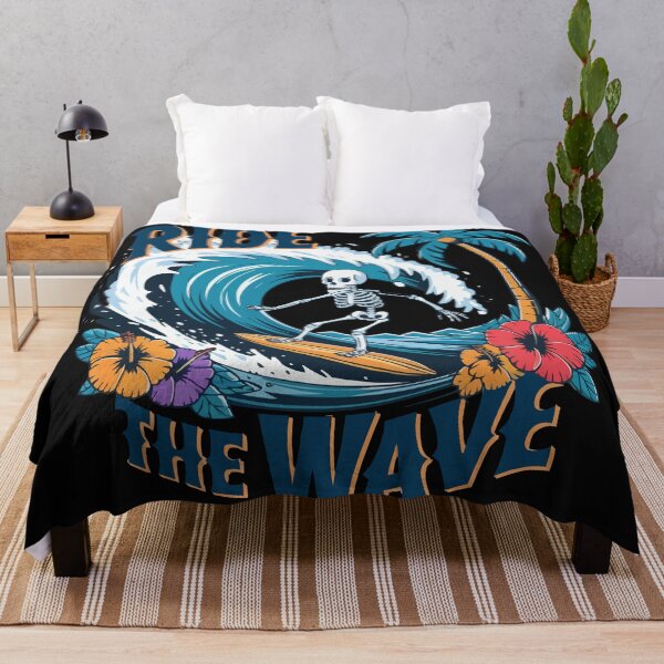 Item preview, Skeleton Surfer – Ride the Wave  designed and sold by RebeccaRe.