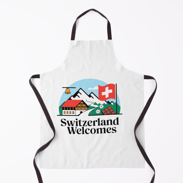 Item preview, Switzerland Welcomes Flag Map Alps, Matterhorn designed and sold by AnimalsDH305.