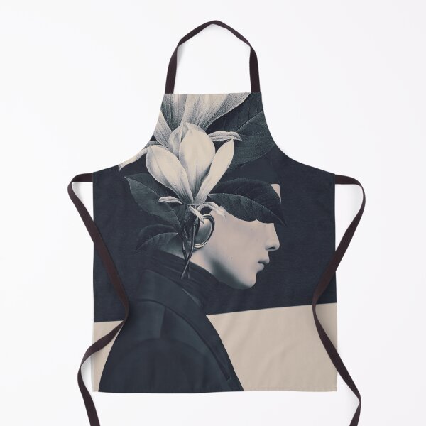 Item preview, Floral Portrait 2-black and white designed and sold by Dada22.