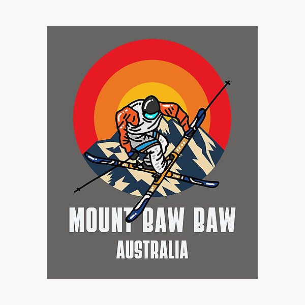 Item preview, Mount Baw Baw Ski Resort Victoria Australia designed and sold by sydney-syder.