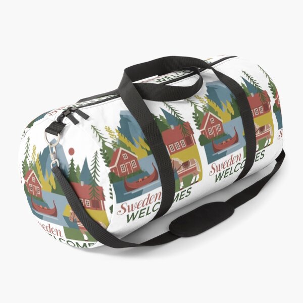 Item preview, Sweden Welcomes Flag Map Sztokholm, Gothenburg, Malmö designed and sold by AnimalsDH305.